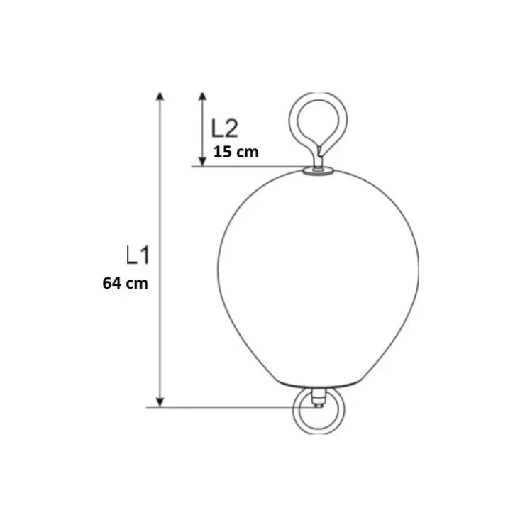Polyform AS Bouée de mouillage à tige | ø 385 mm
