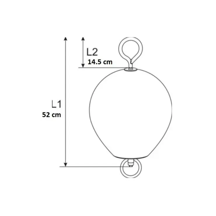 Sale Polyform AS Bouée mouillage moussée à tige | ø 280 mm