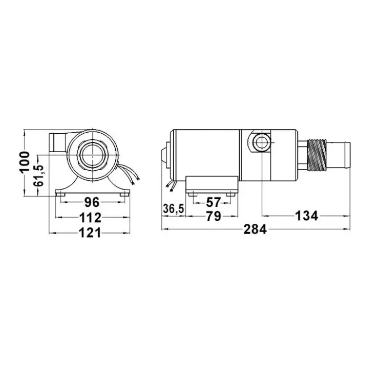 Osculati Pompe/Broyeur auto-amorçante 12 V