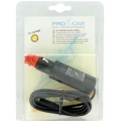 Outlet Procar Chargeur allume-cigare Micro-USB