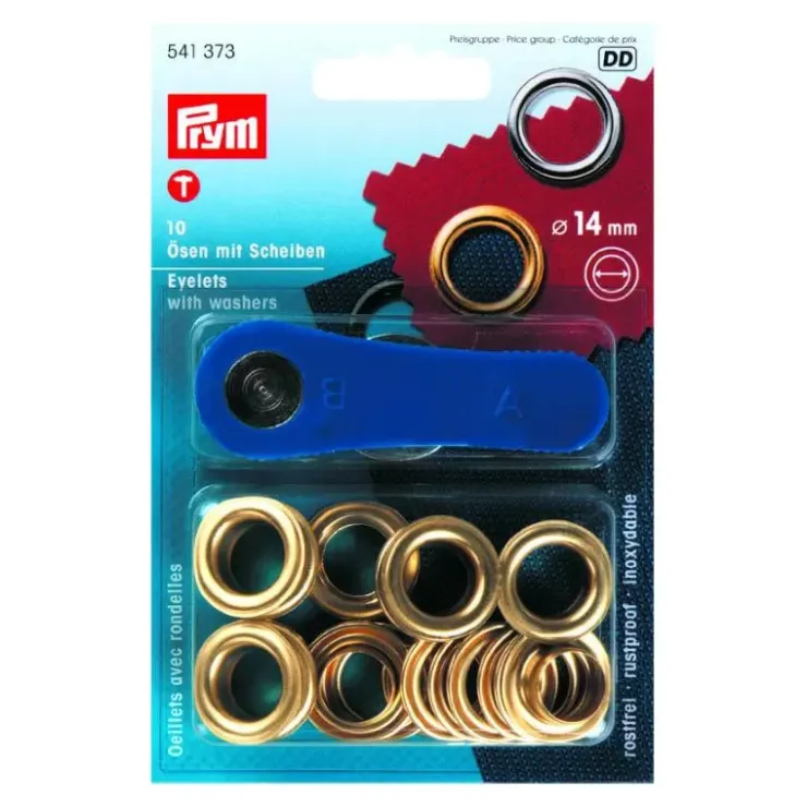 Discount Prym Oeillets laiton ø 14 mm