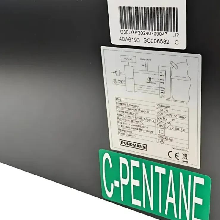 Online Pundmann Réfrigérateur à compression 85 L