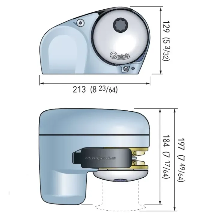 Outlet Quick Guindeau Genius GP2 12 V | 250 W - 6 mm - Sans Poupée