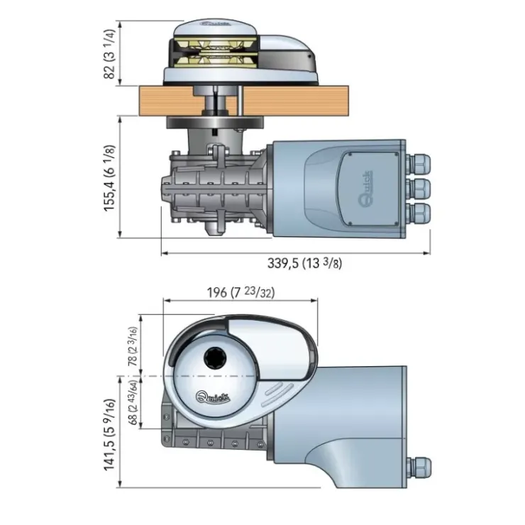 New Quick Guindeau Prince DP2 24 V | 700 W