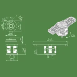 Online RAILBLAZA HEXX Plateforme rotative