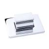 Reimo Bouton chromé P-Lock 40 x 30 mm