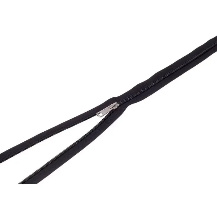 Online Reimo Fermeture à glissière noire au mètre