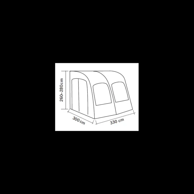 Outlet Reimo Tent Technology REIMO Marina Air High 330