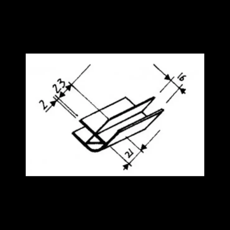 Discount Reimo Profil d'angle rigide 90° 15 mm - 2m