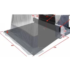Hot Reimo Tent Technology REIMO Tapis pour auvent arrière