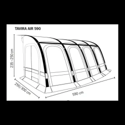 Reimo Tent Technology REIMO TENT Auvent Tavira Air 590