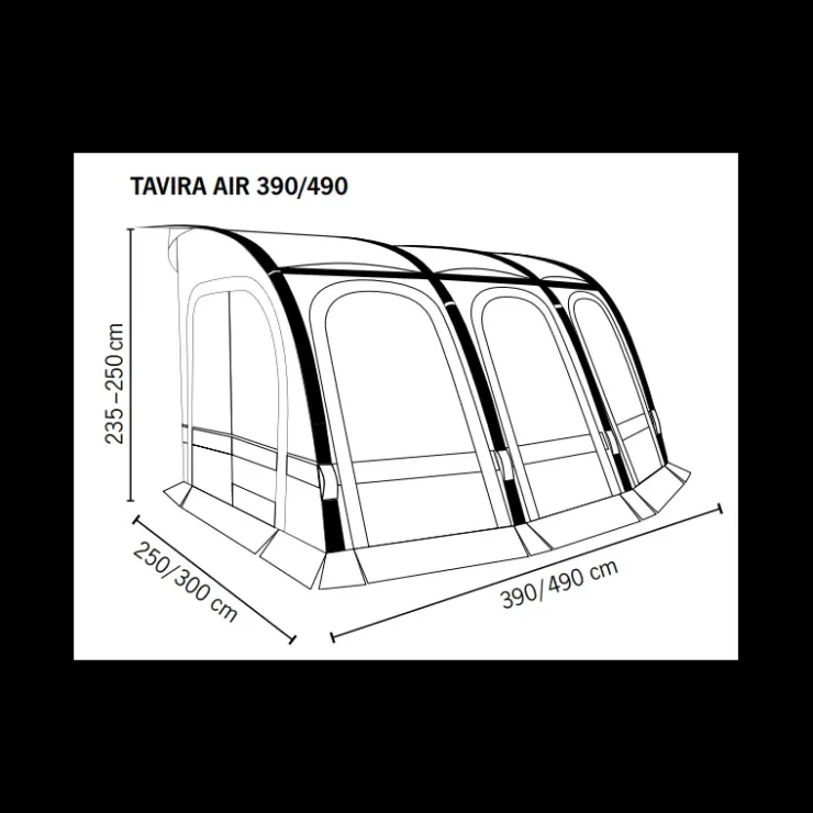 Clearance Reimo Tent Technology REIMO TENT Auvent Tavira Air 490