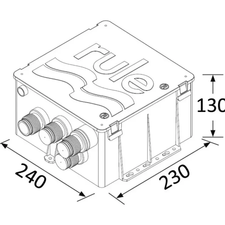 Outlet Rule | Xylem RULE Collecteur eaux usées 55 L/min