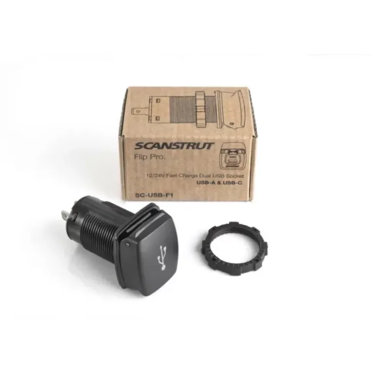 Discount Scanstrut Flip Pro Prise USB-A et USB-C étanche
