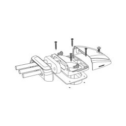 Sale Scanstrut Passe câble DS-H-Multi-BLK Horizontal