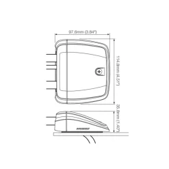 Sale Scanstrut Passe câble DS-H-Multi-BLK Horizontal