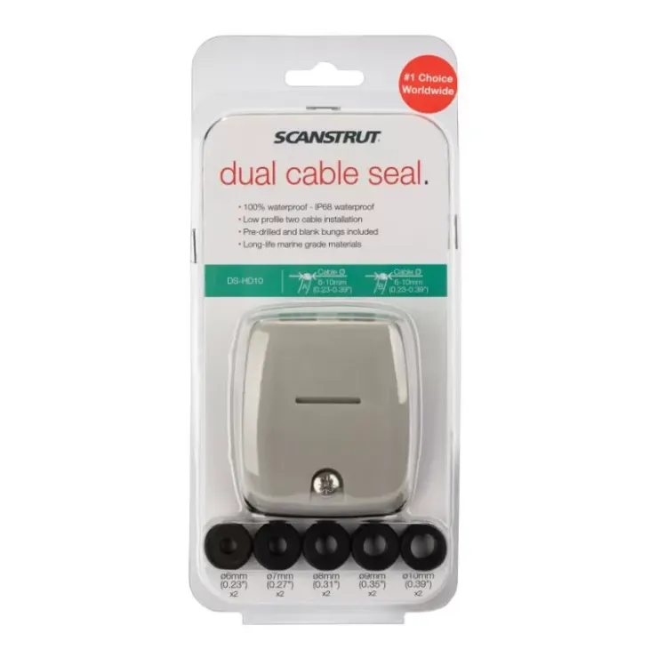 New Scanstrut passe-câble double DS-HD10