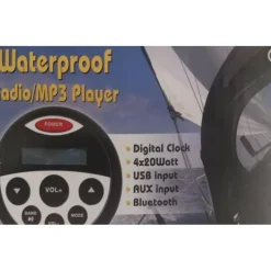 SeaSound Radio Etanche & Bluetooth MP804
