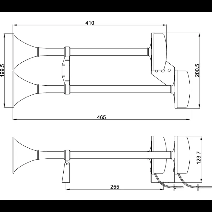Hot Seaworld Avertisseur double 12V