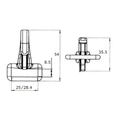 New Seaworld Mousqueton sangle a gâchette