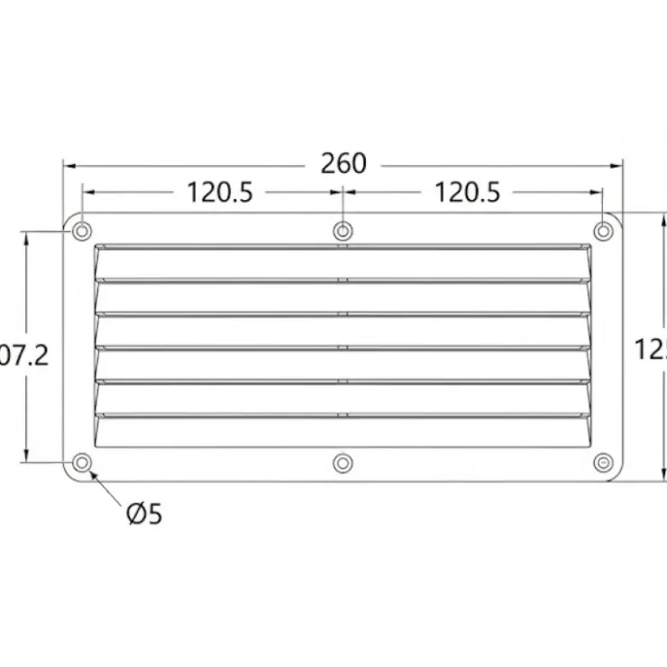 Clearance Seaworld Prise d'air nylon 135 cm² | 125 x 260 mm