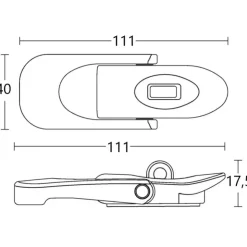 New Seaworld Verrou sauterelle anti-vibration technopolymère