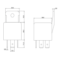 Shori Relais 24 V - 40 A