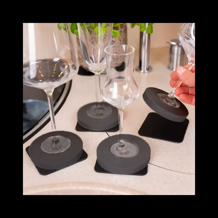 Sale SILWY Lot de 4 coques magnétiques