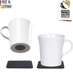 Hot SILWY Lot de 2 tasses magnétiques