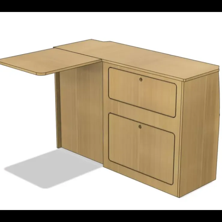 Discount Simple Vans Meuble latéral + table | Universel