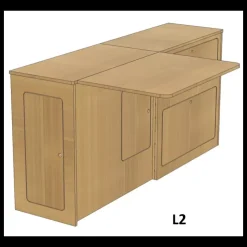 Discount Simple Vans Meuble latéral + table | Universel