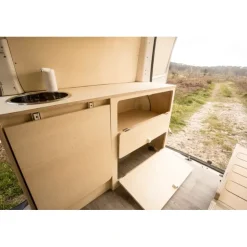 Best Simple Vans Meuble latéral + table | Trafic 3