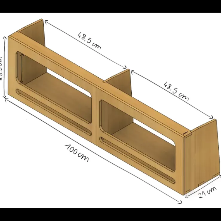 Discount Simple Vans Petite étagère PLUS