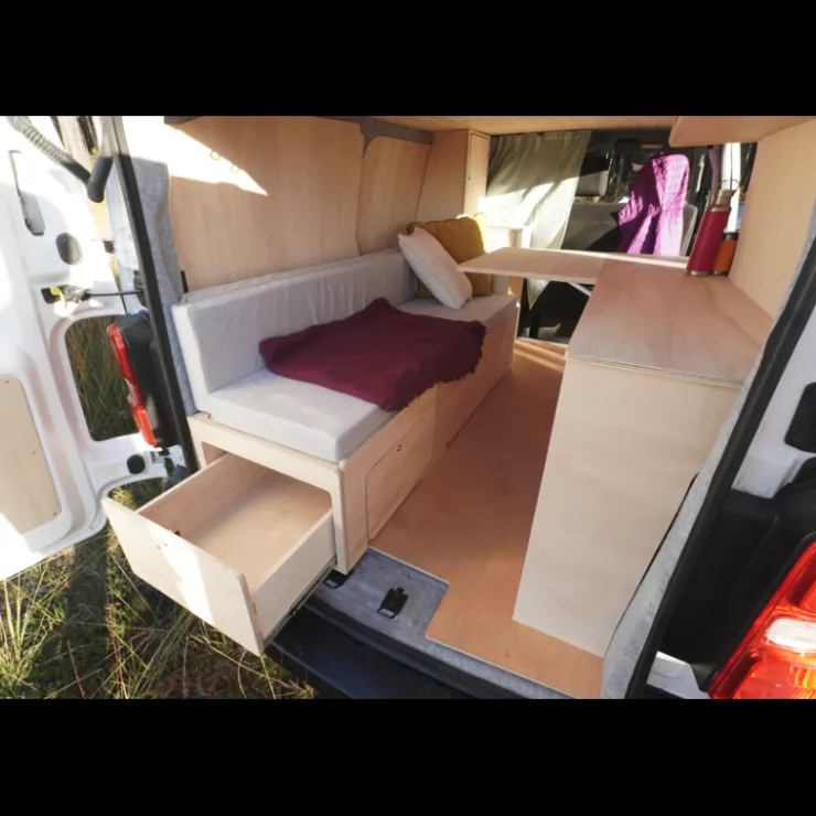 Best Simple Vans Tiroir arrière | Lit peigne 112 et 120 cm