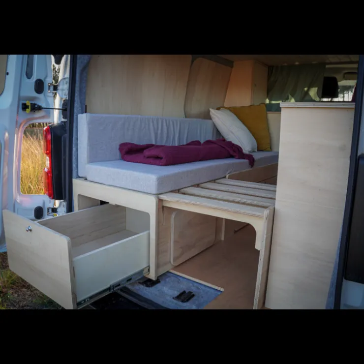 Best Simple Vans Tiroir arrière | Lit peigne 112 et 120 cm