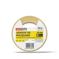 New SOLOPLAST Rouleau adhésif de masquage 50 m