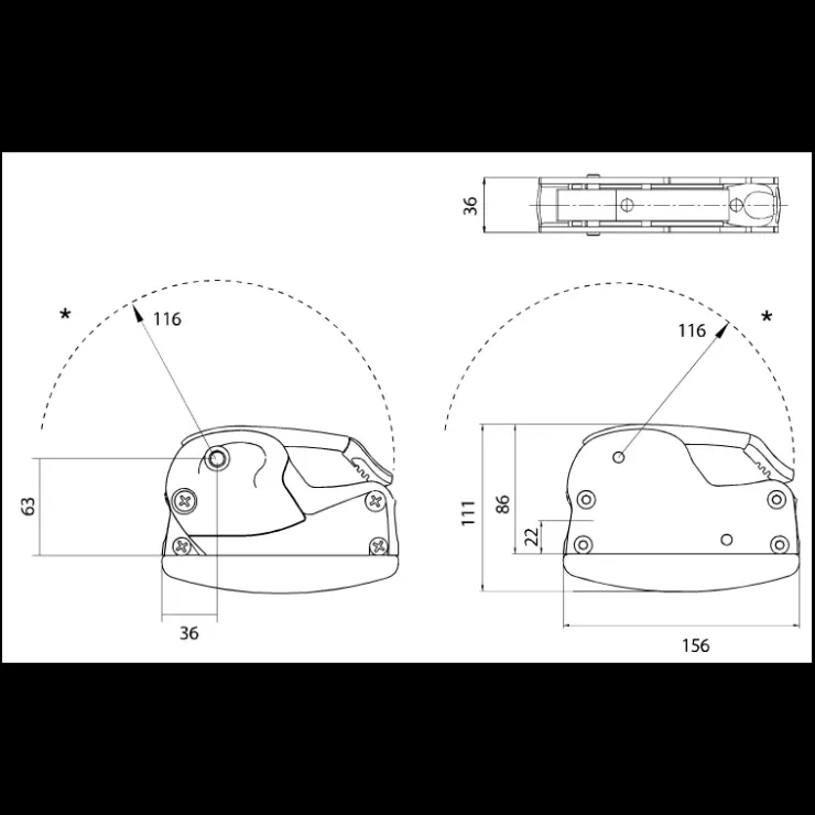 Discount Spinlock Bloqueur XTS0814 Latéral Babord