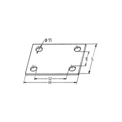 Outlet SPP Plaquette d’assemblage 4 trous