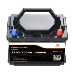 New Supcelion Batterie Lithium 12-100 Ah BT - 1280 Wh