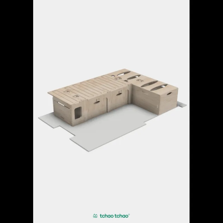 Best TCHAO TCHAO Kit lit peigne en L + meuble cuisine