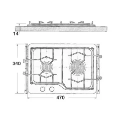 Outlet Techmipex TECHIMPEX Plaque de cuisson Seafarer 2