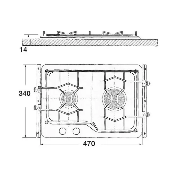 Outlet Techmipex TECHIMPEX Plaque de cuisson Seafarer 2