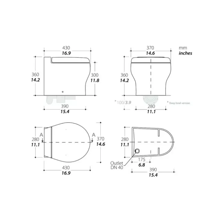 Online TECMA WC électrique Elegance 2G Short Touch