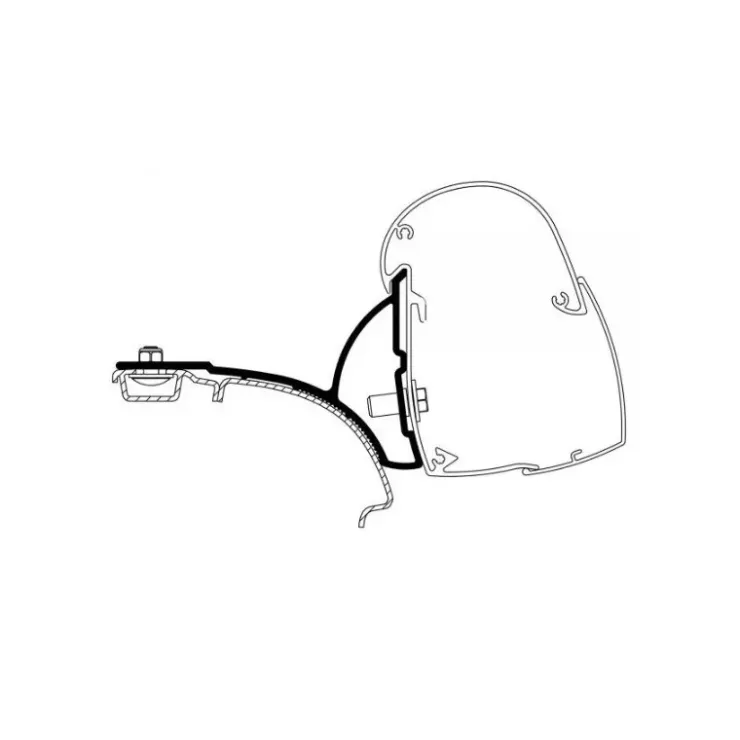 Thule Adaptateur 5102 VW T5/T6 avec rail