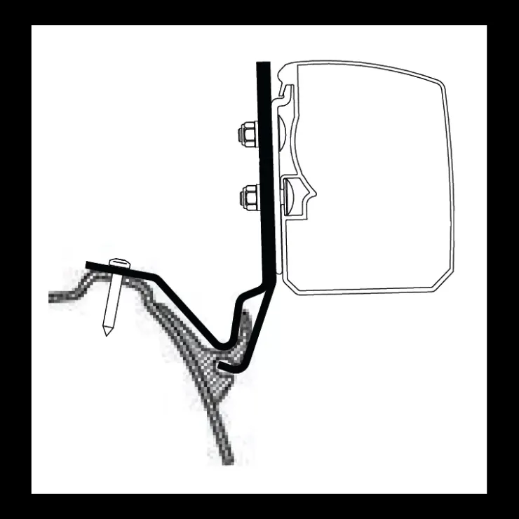 Best Thule Adaptateur 3200 Westfalia Kepler One / Five / Six