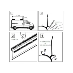 Discount Thule Kit installation store série 4 & 5 | R Trafic 2 et 3