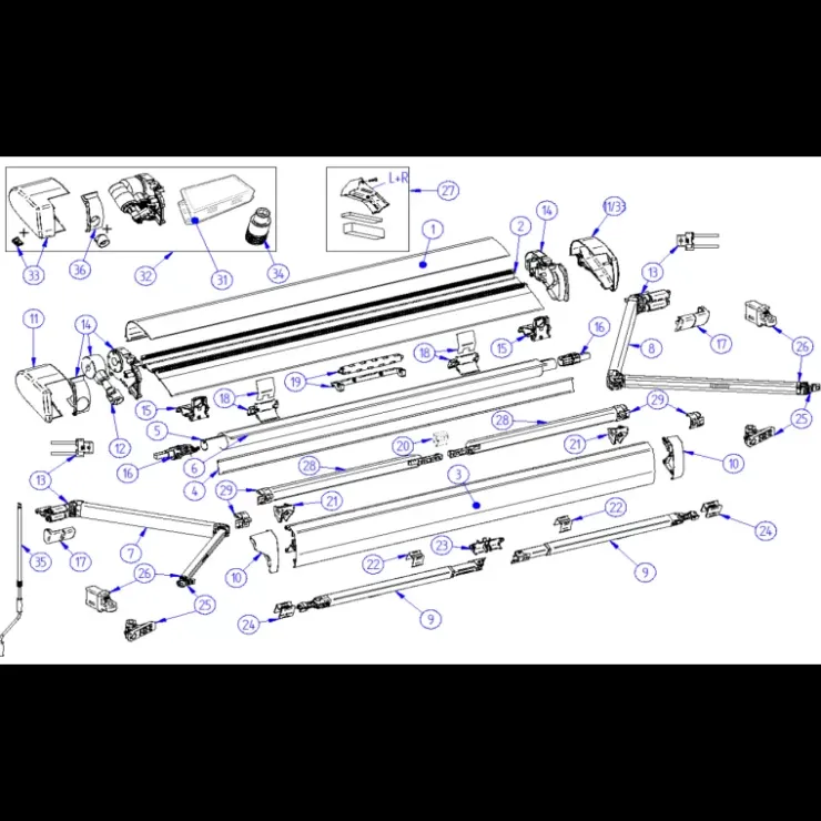 Best Thule Omnistor 6300 | Pièces détachées