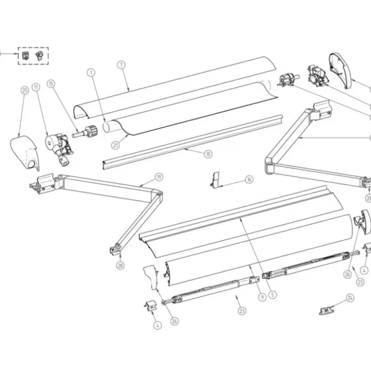 Hot Thule Pièces détachées Omnistor 6002