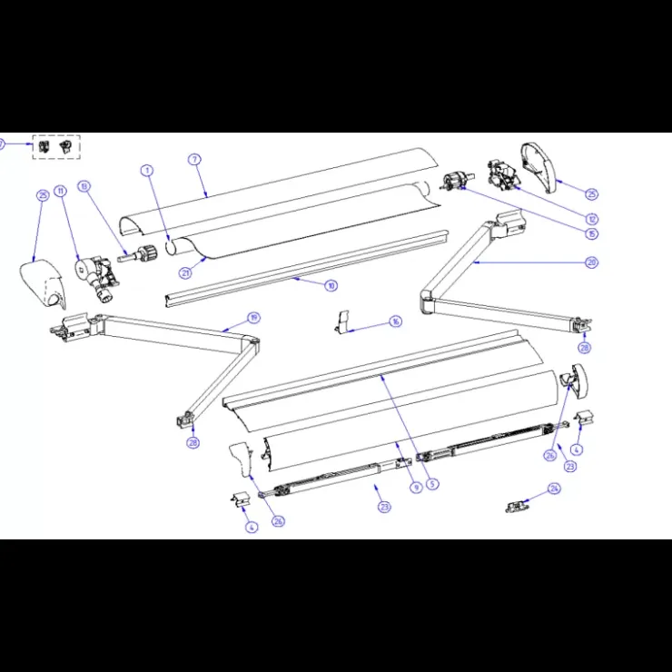 Hot Thule Pièces détachées Omnistor 6002