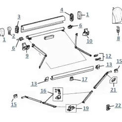 Discount Thule Pièces détachées Omnistor V10 / Tristor 1